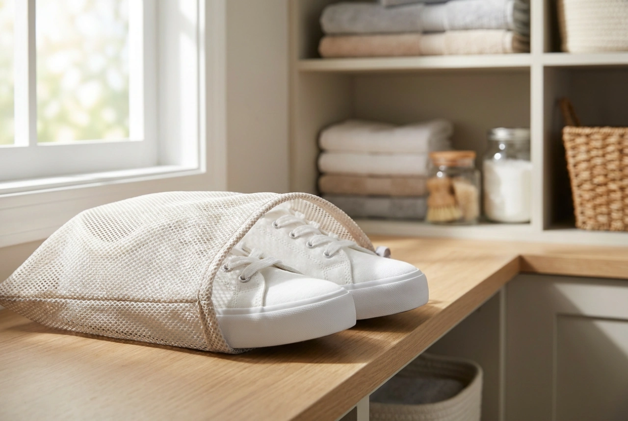 Comment utiliser un filet de lavage pour chaussures en machine sans les abîmer