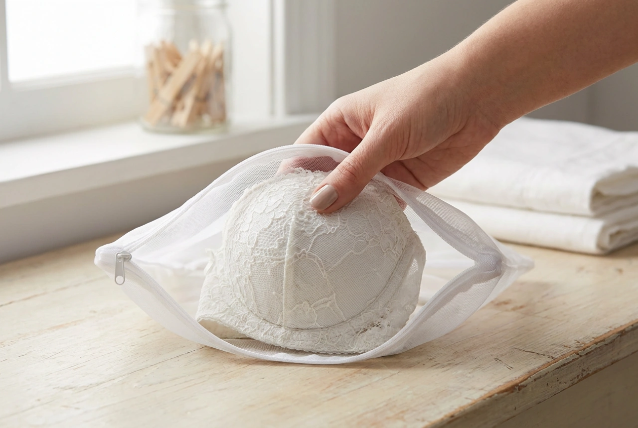 Comment utiliser les filets de lavage pour protéger la dentelle et les agrafes de votre lingerie