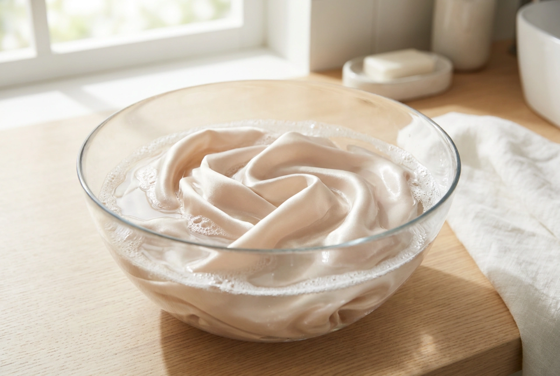 Comment laver la soie en toute sécurité sans ternir le tissu