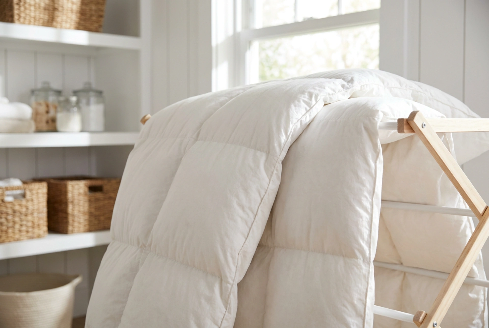 Comment laver une couette en plumes pour préserver son gonflant