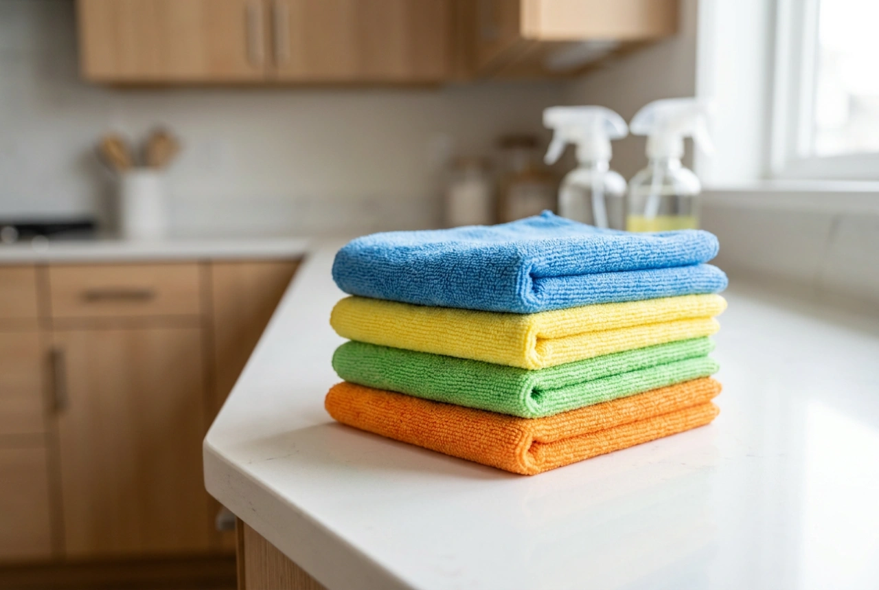 Quelle lessive choisir pour nettoyer la microfibre sans encrasser ses fibres ni laisser de traces