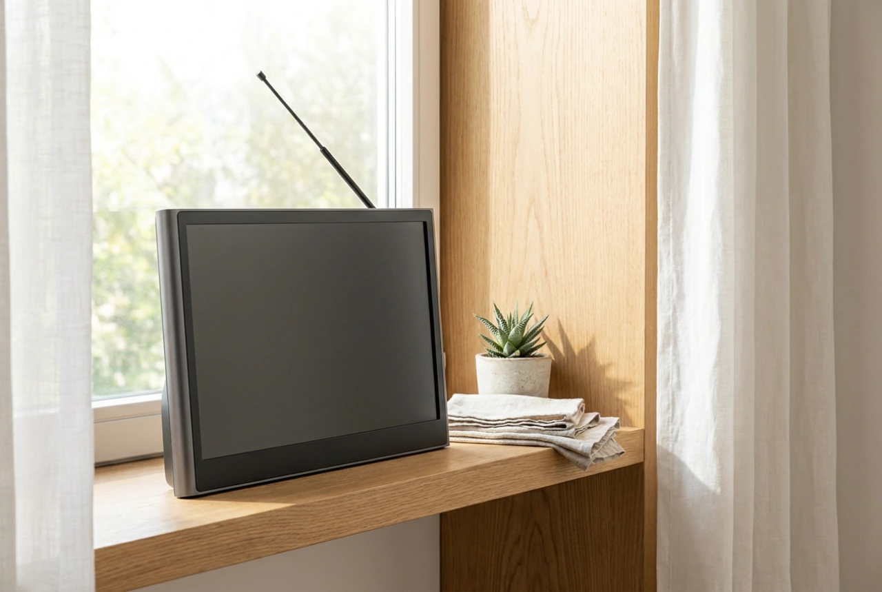 Comment installer un téléviseur portable avec antenne pour un signal stable