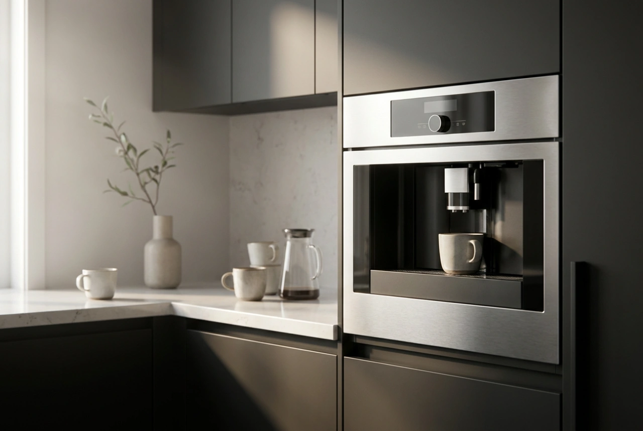 Comment entretenir une machine à café encastrable avec une ventilation limitée