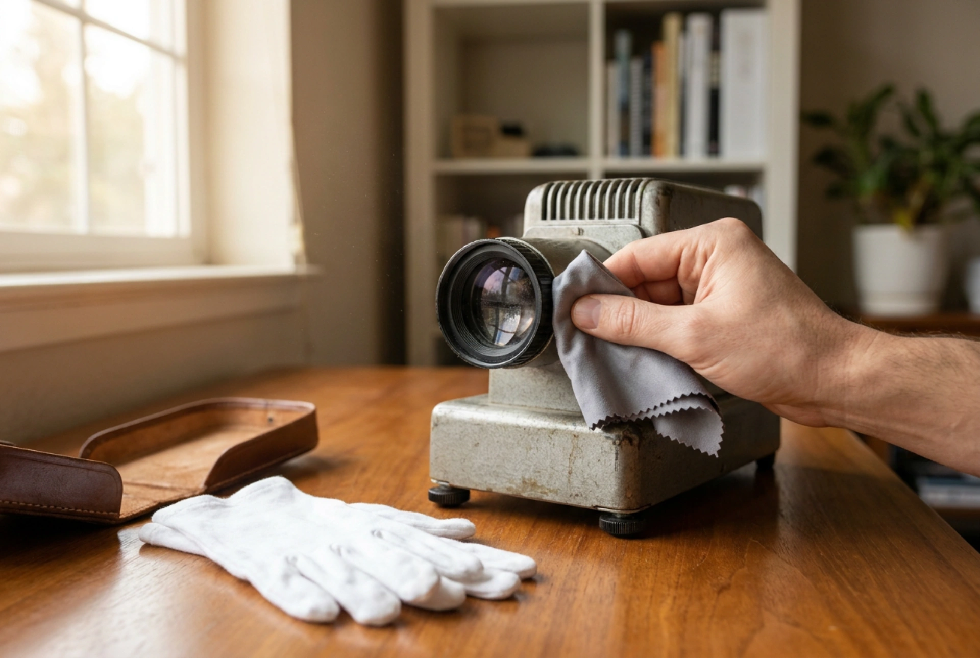 Comment nettoyer un vieux projecteur de diapositives avant sa première utilisation