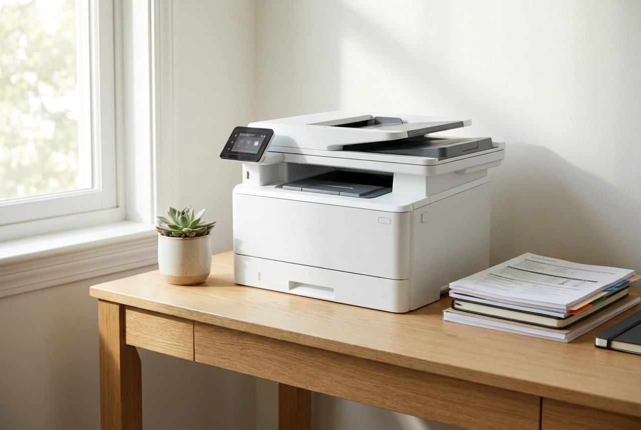 Petite imprimante scanner pour la maison : optimiser l'espace sur un petit bureau