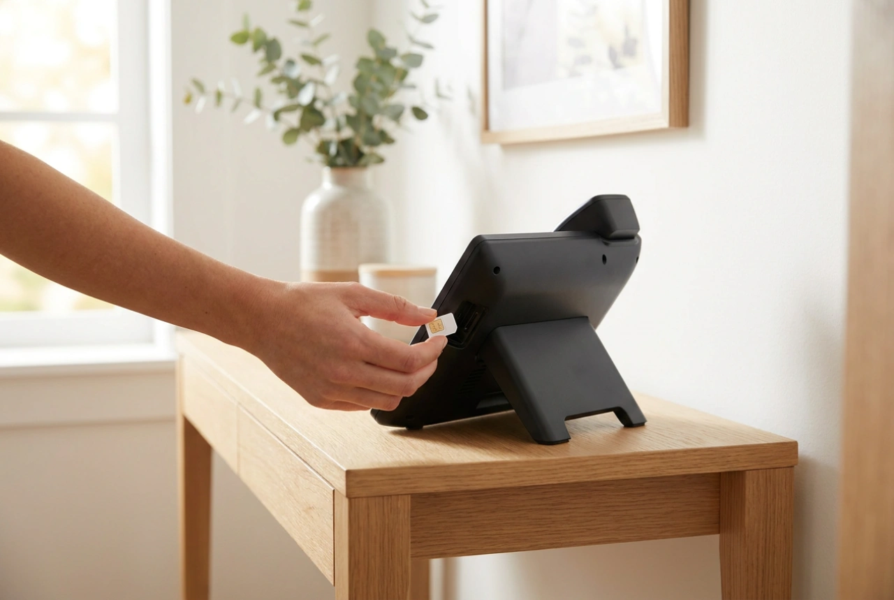 Comment configurer un téléphone fixe à carte SIM pour un senior