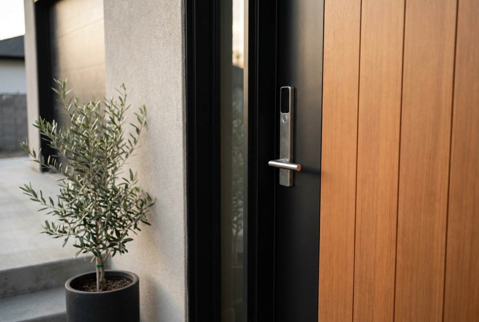 Où installer une caméra à côté de la porte d'entrée