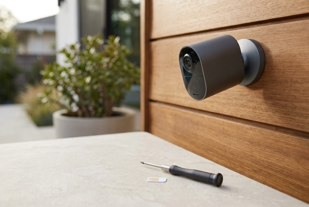 Comment configurer une caméra de surveillance extérieure avec carte SIM