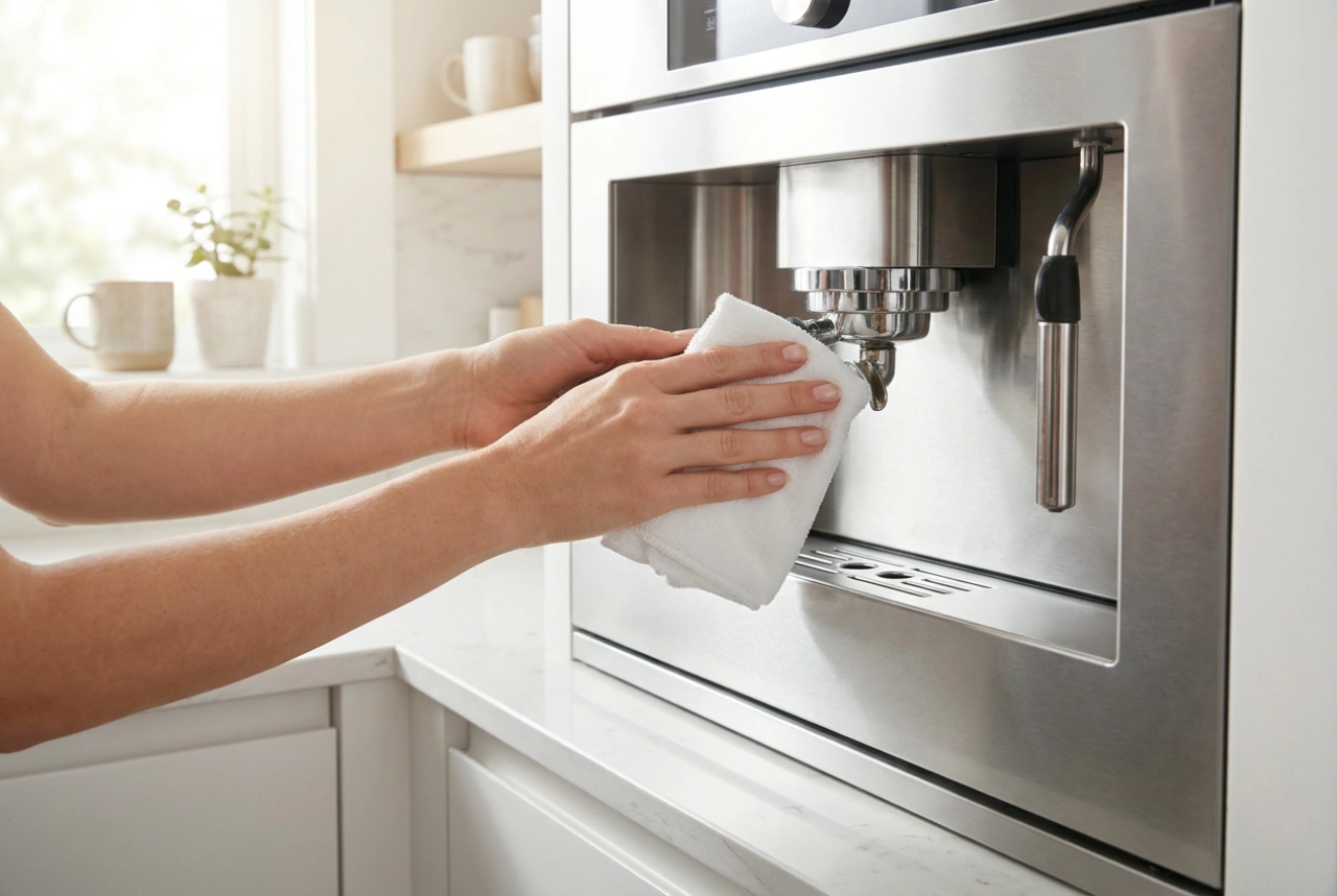 Comment nettoyer en toute sécurité une machine à café encastrable