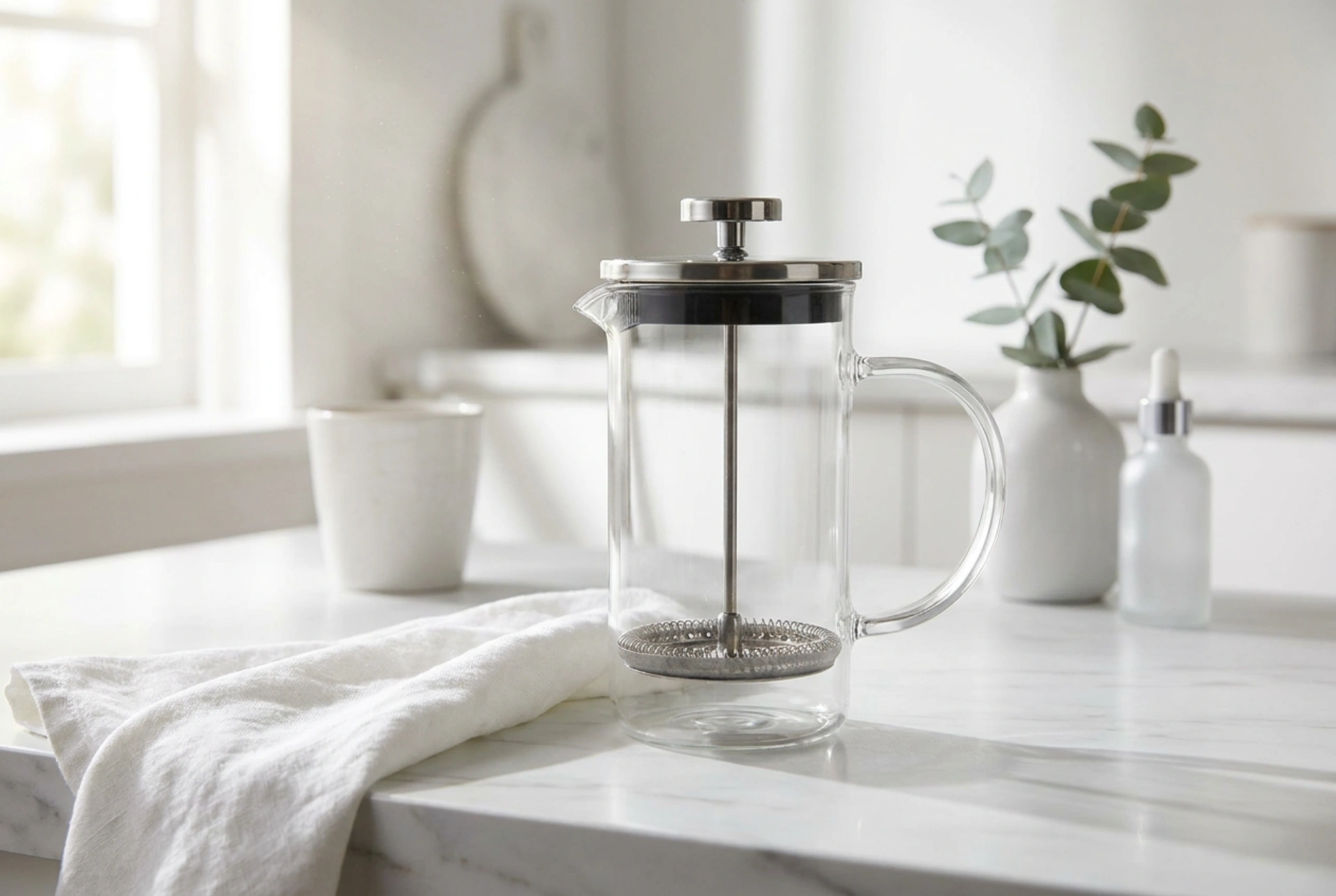 Comment éliminer les dépôts de café tenaces d'une verseuse en verre