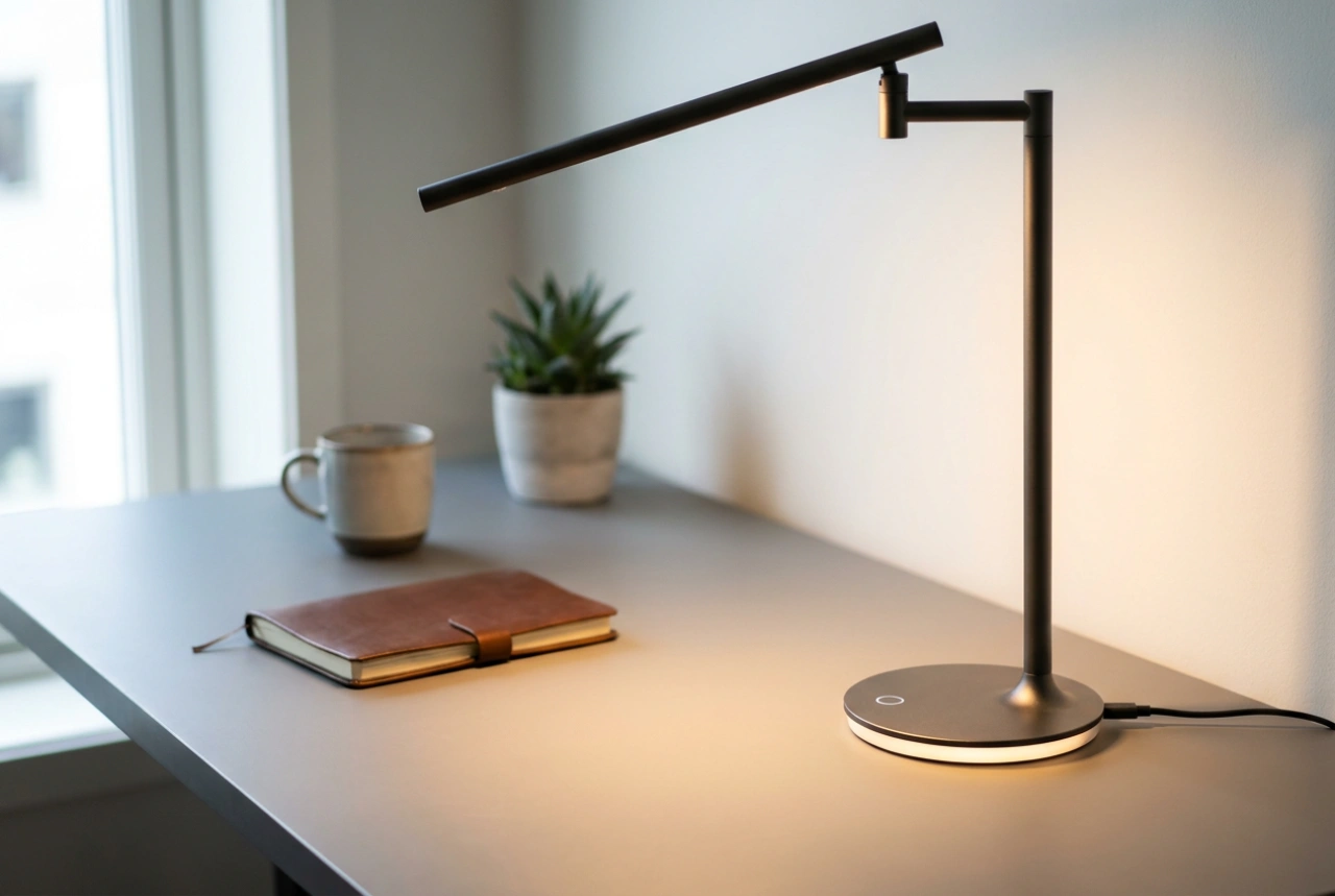 Lampe de bureau LED : température de couleur, réglages et confort oculaire