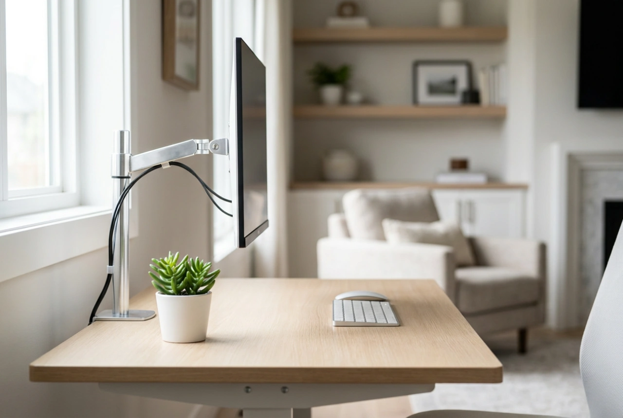 Comment régler un support de moniteur de bureau pour éviter les douleurs cervicales