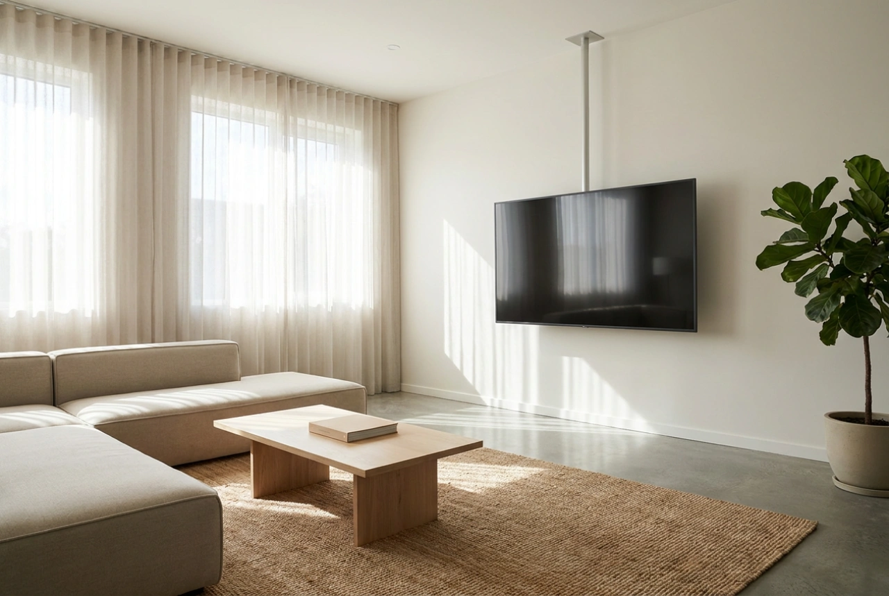 Quand le support TV de plafond est-il la meilleure solution ?