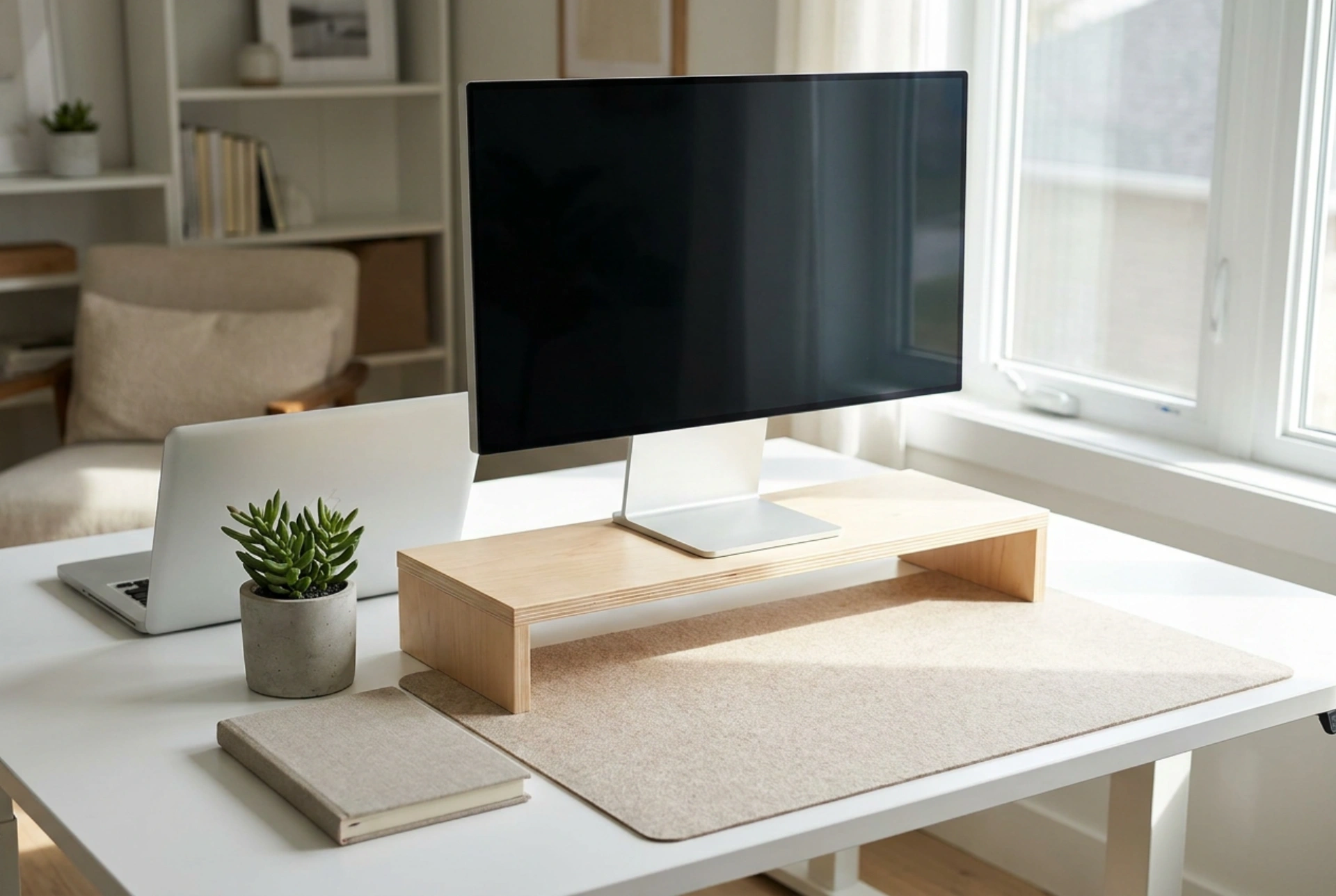 Comment positionner un support d'écran pour organiser son bureau