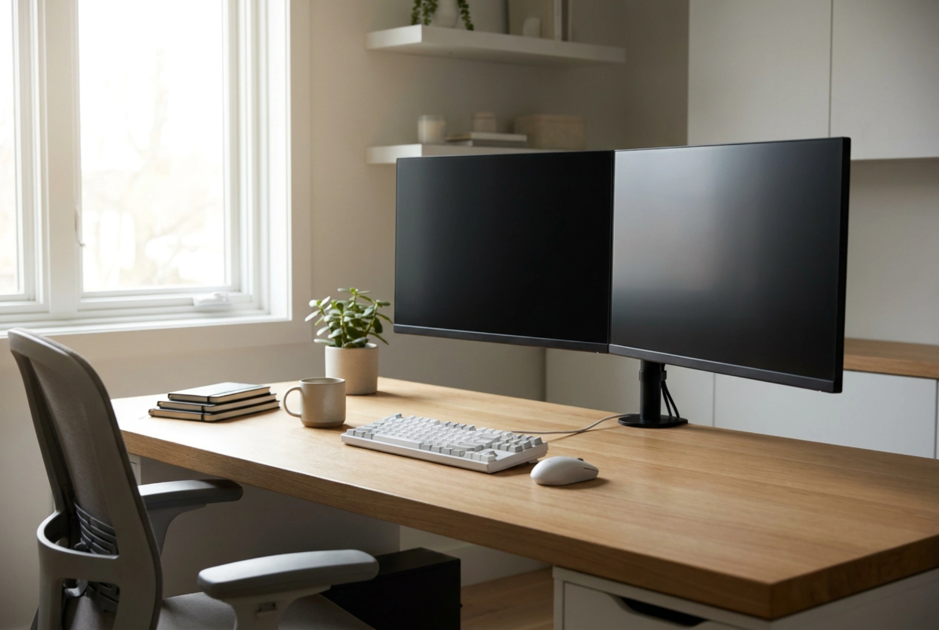 Comment installer un double support d'écran pour un travail confortable