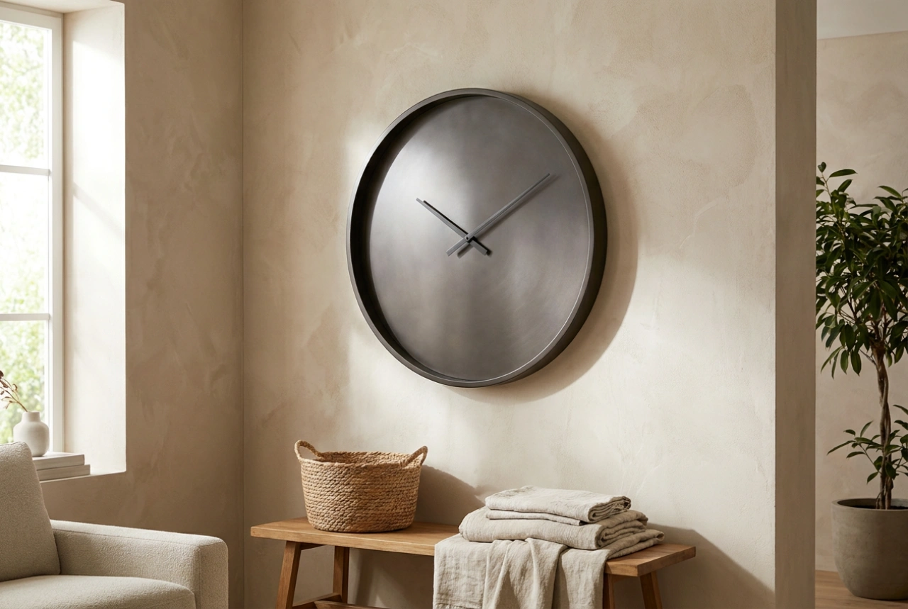 Comment choisir une grande horloge murale pour le salon et un mur vide