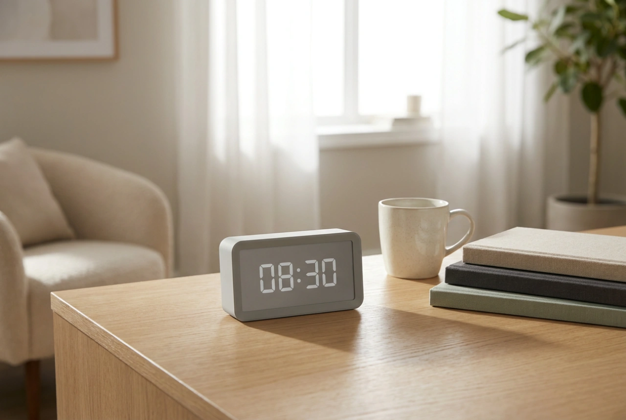 Comment configurer une horloge de bureau numérique pour éliminer les distractions