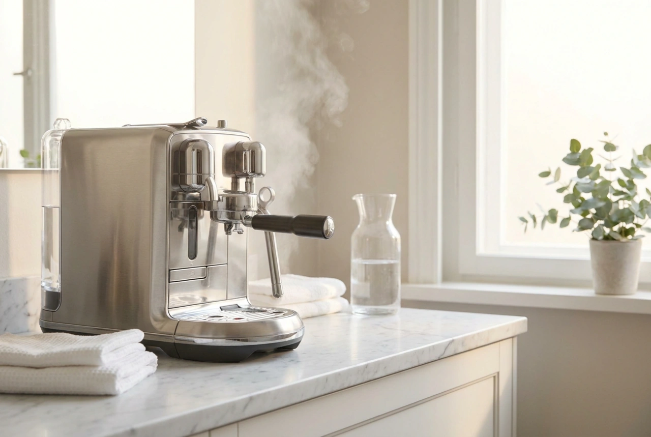 Comment entretenir une machine à café compacte avec broyeur