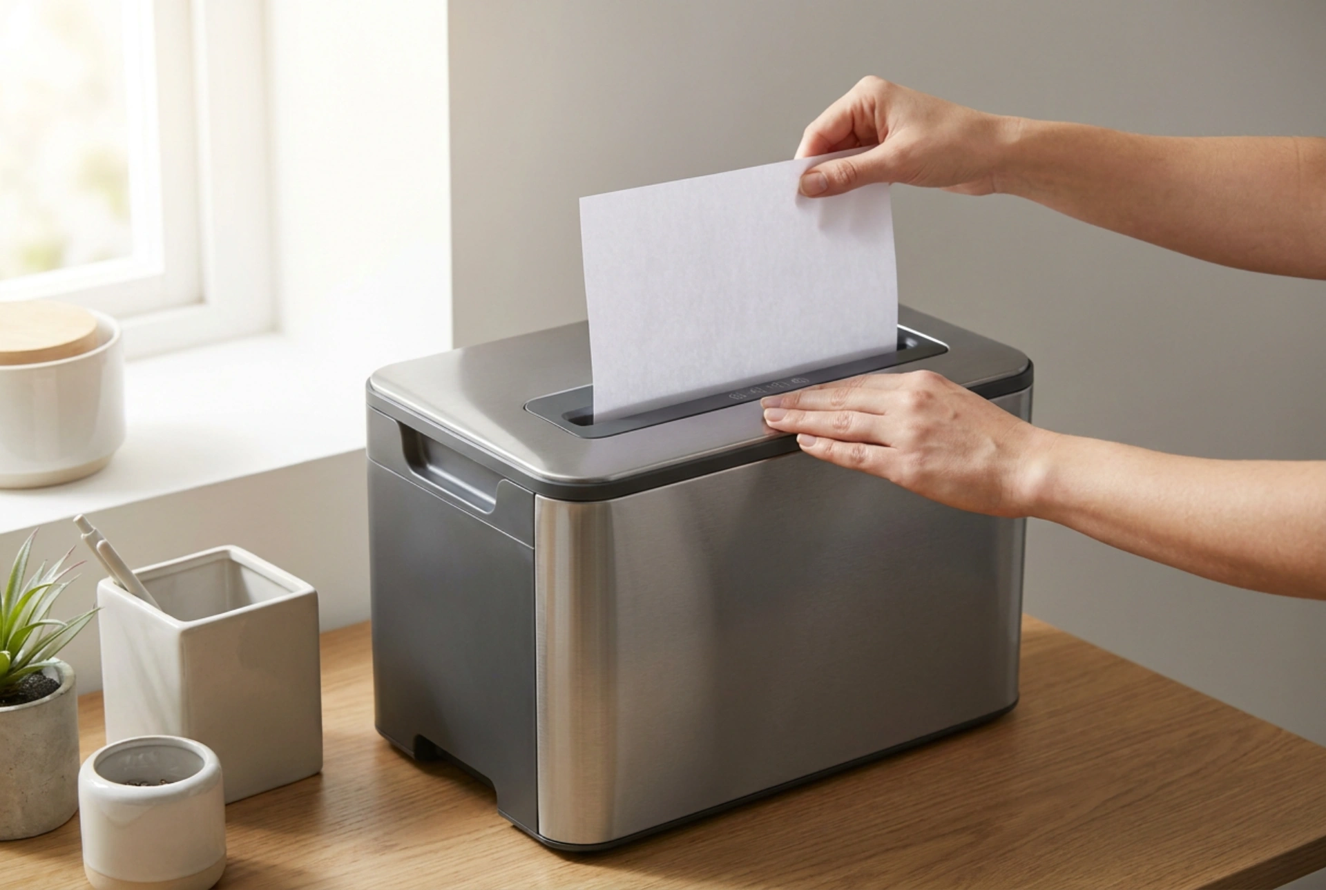 Comment entretenir un petit destructeur de documents domestique pour éviter les bourrages