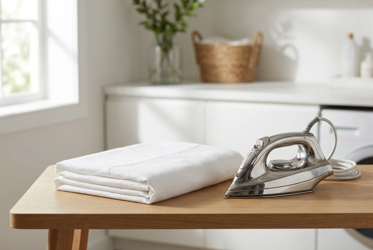 La calandreuse ménagère : techniques pour des draps parfaitement lisses