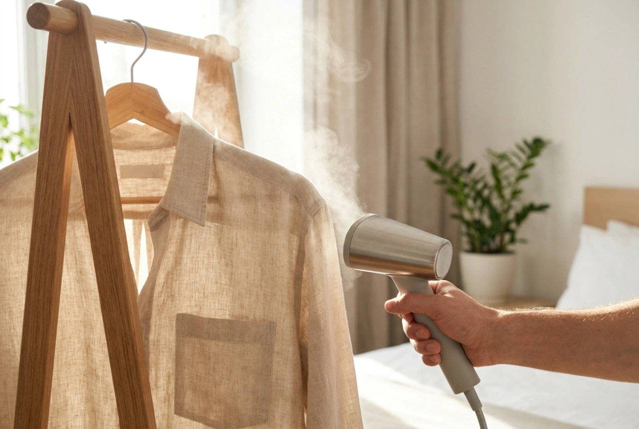 Le défroisseur vapeur sans fil pour rafraîchir rapidement vos textiles
