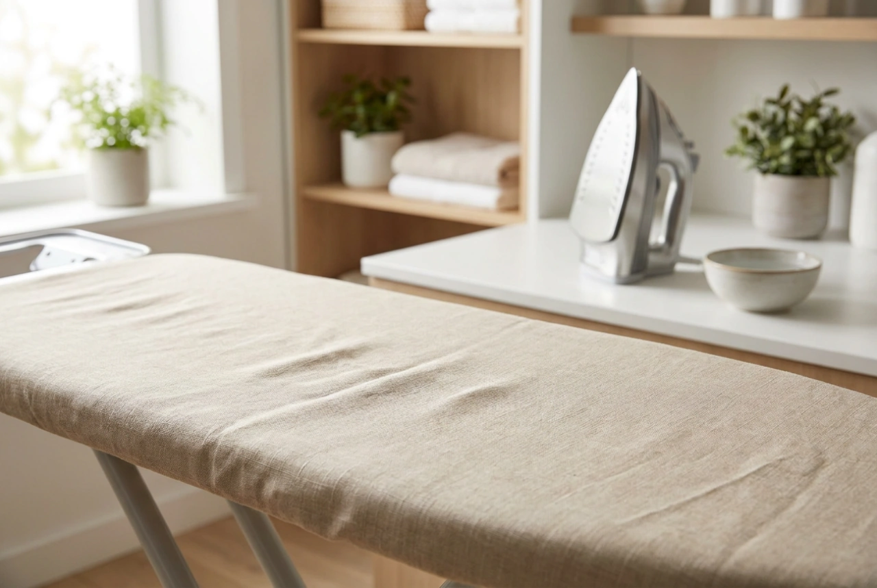 Table à repasser stable et réglage correct de la hauteur