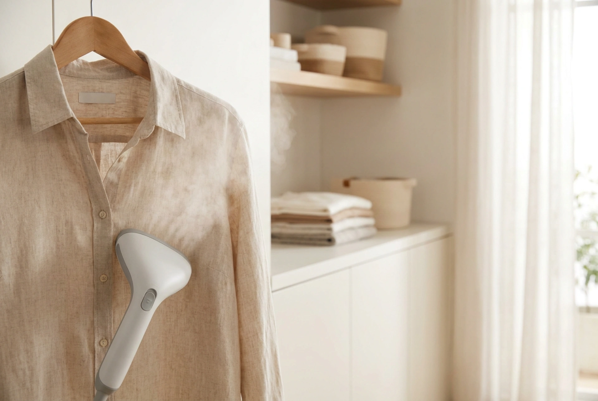 Comment utiliser un défroisseur vapeur sur les chemises, robes et manteaux