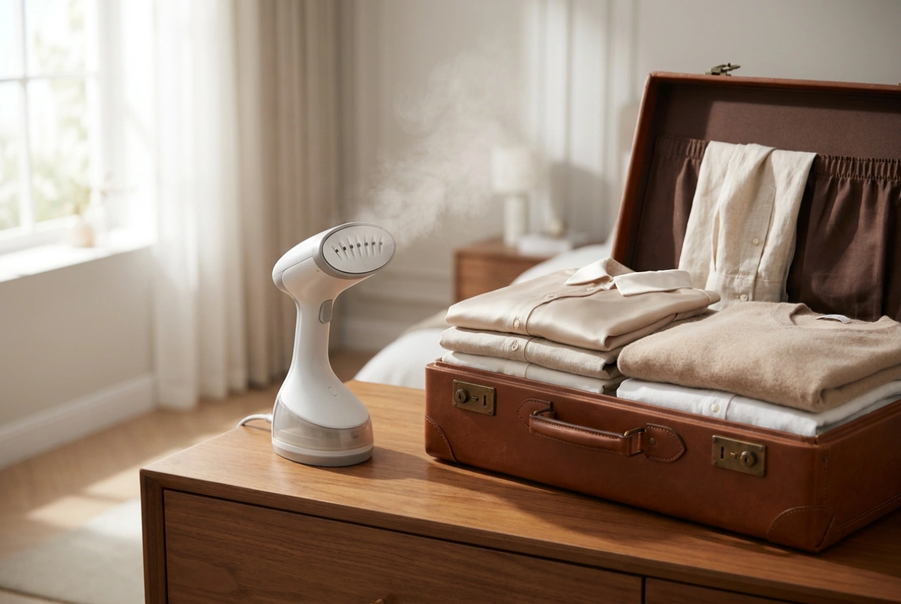 Défroisseur vapeur de voyage : comment éliminer les faux plis de valise