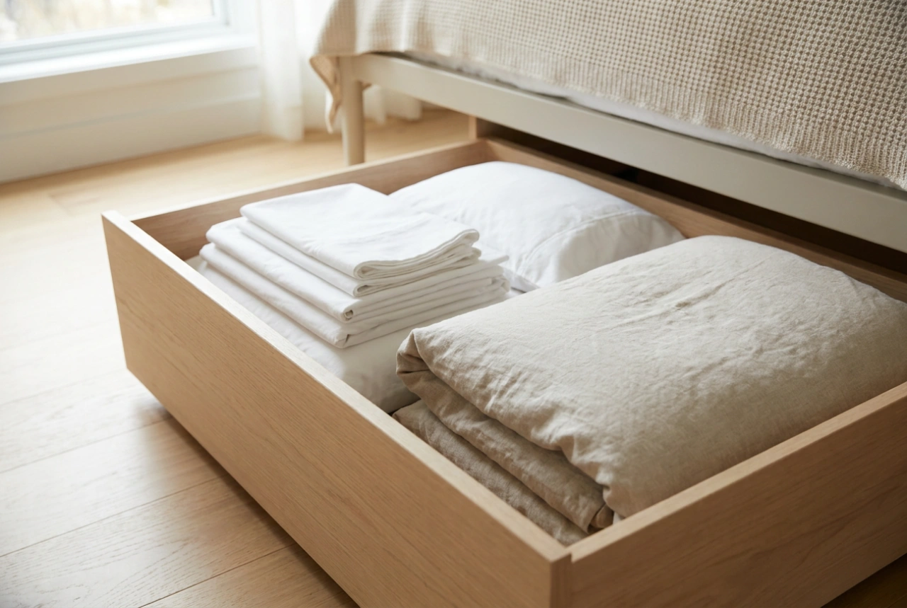 Comment optimiser le coffre de lit pour le stockage du linge de lit