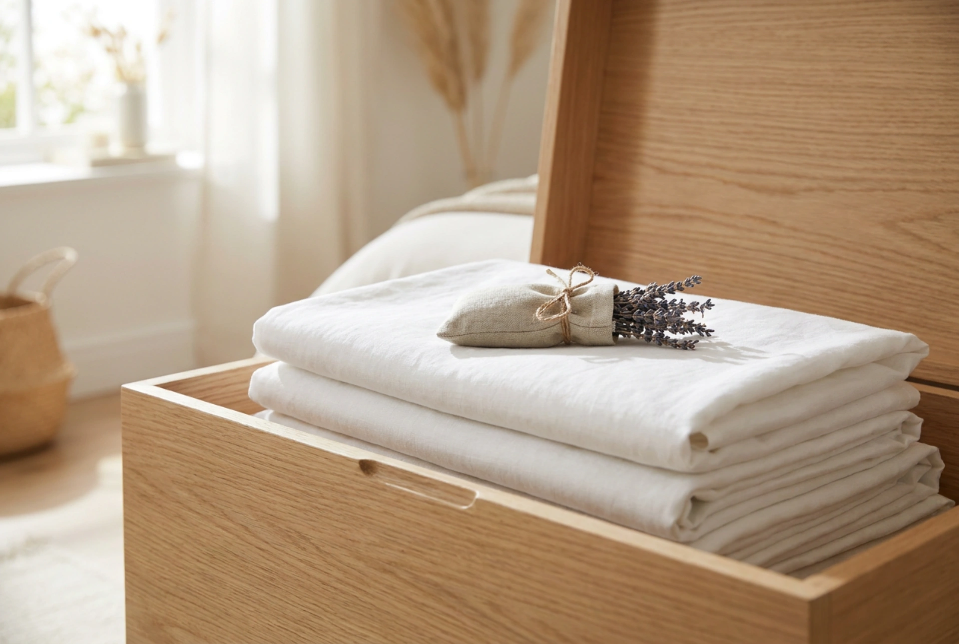 Comment stocker le linge de lit dans un coffre sans qu'il ne prenne d'odeurs