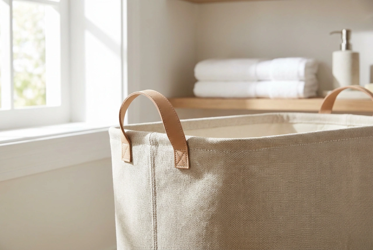 Panier à linge en tissu : comment entretenir et laver la doublure textile