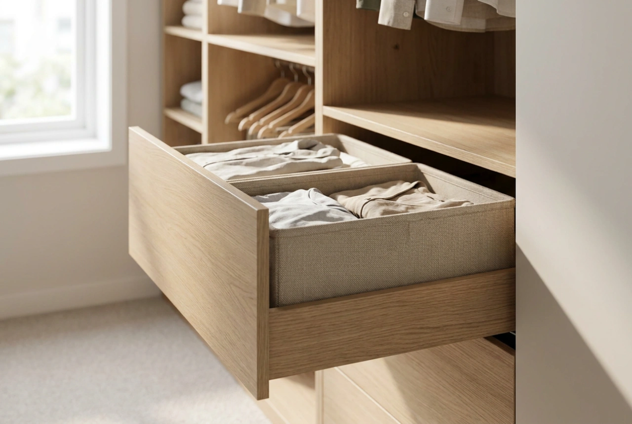 Comment choisir et intégrer un panier à linge dans un meuble de rangement
