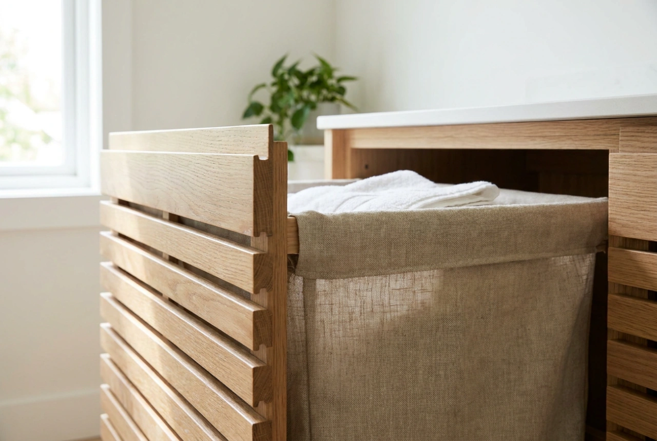 Panier à linge encastré : comment garantir une ventilation optimale