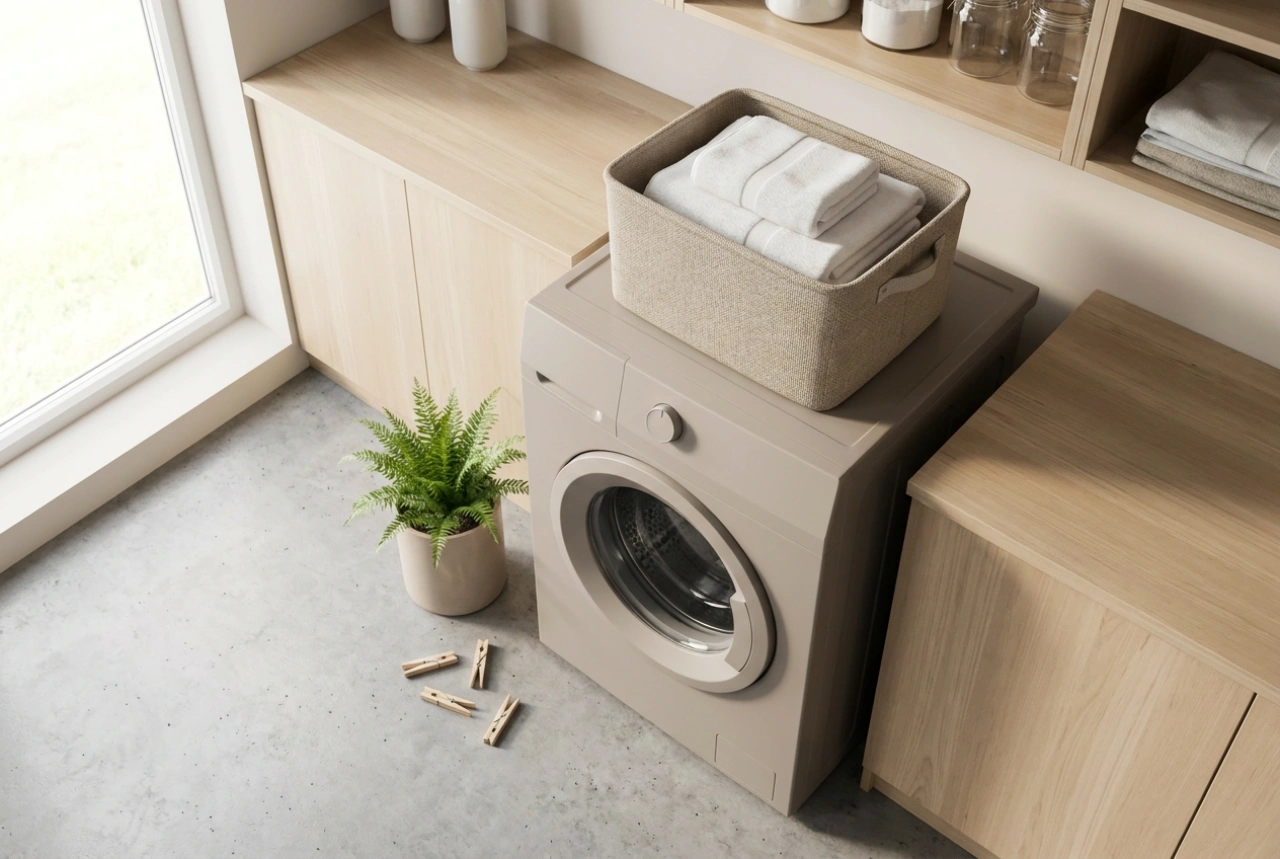 Comment installer un panier à linge sur un lave-linge en toute sécurité