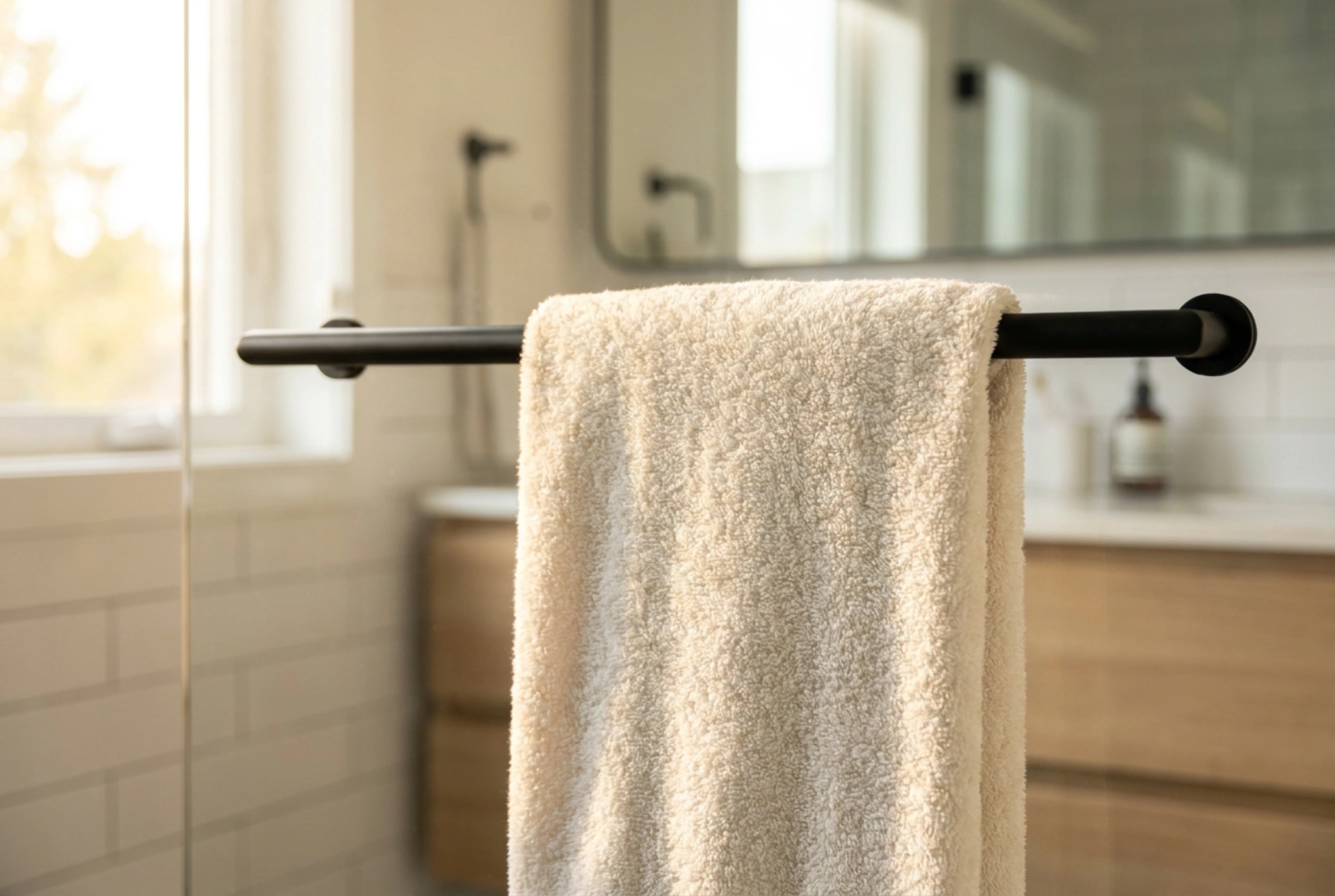 Porte-serviette de bain : l'emplacement idéal pour un séchage optimal du tissu
