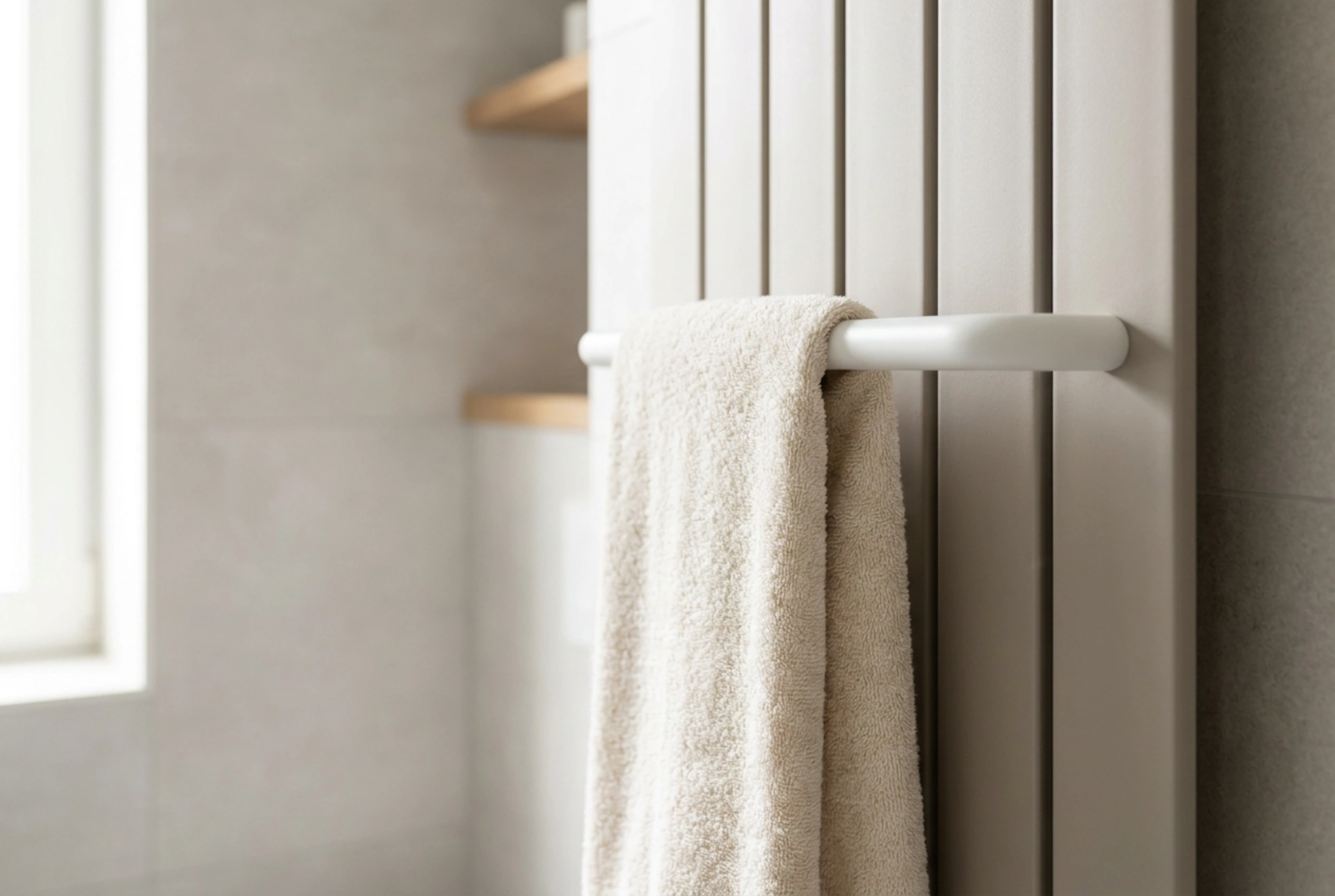 Comment utiliser un porte-serviettes sur radiateur sans surchauffer les tissus