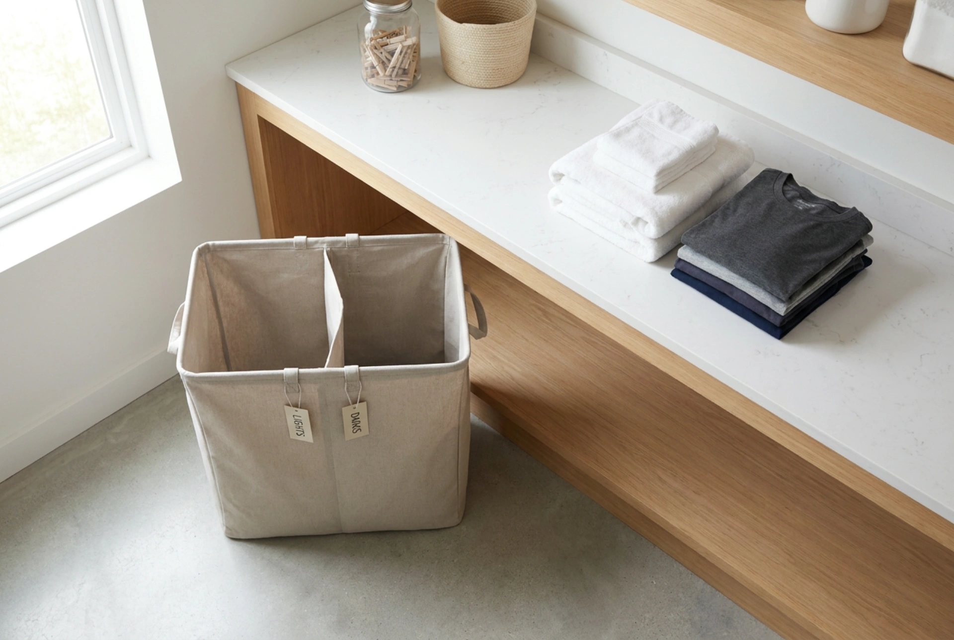 Comment optimiser le tri du linge avec un sac à linge compartimenté