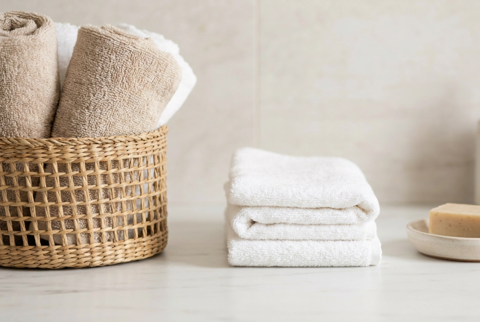 Comment disposer un panier à serviettes pour éviter l'humidité dans la salle de bain
