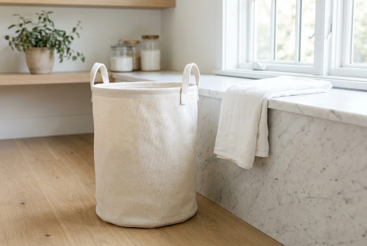 Le panier à linge blanc : règles d'entretien et techniques de nettoyage