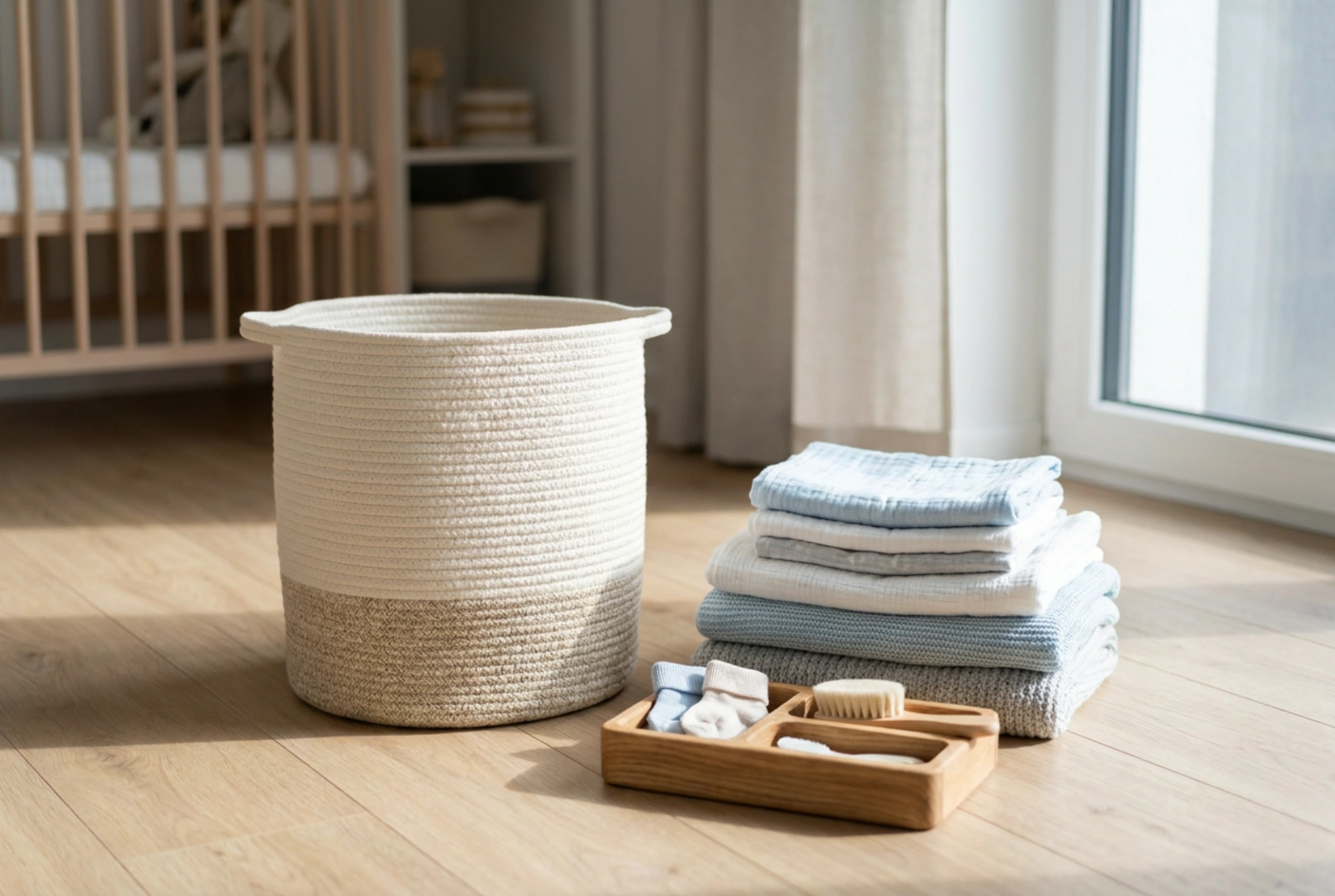 Comment organiser le panier à linge dans la chambre d'enfant