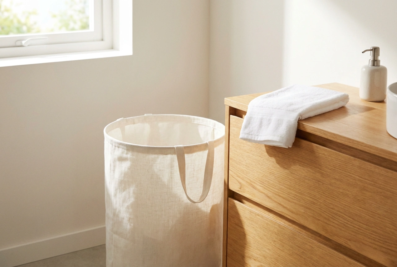 Bac à linge sale et conservation hygiénique des vêtements