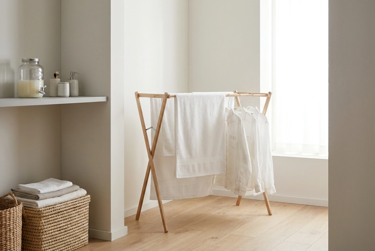 Séchoir à linge électrique sur pied : guide d'installation et d'utilisation sécurisée
