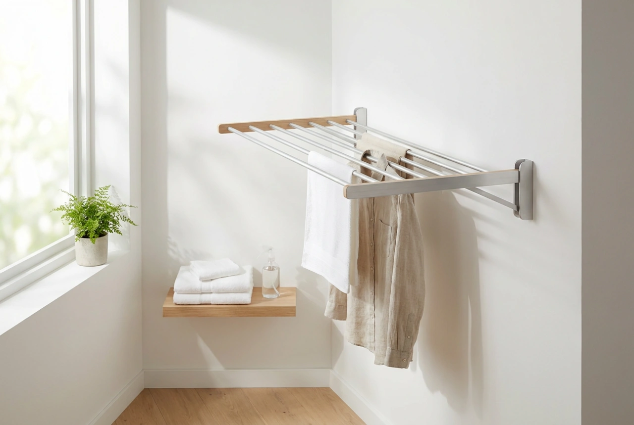 L'étendoir à linge télescopique : optimiser le séchage dans les petits espaces