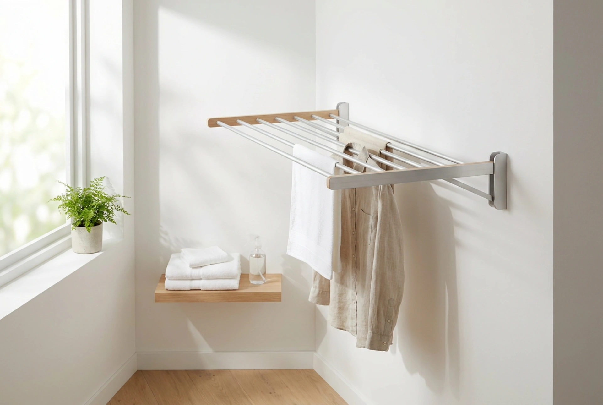 L'étendoir à linge télescopique : optimiser le séchage dans les petits espaces