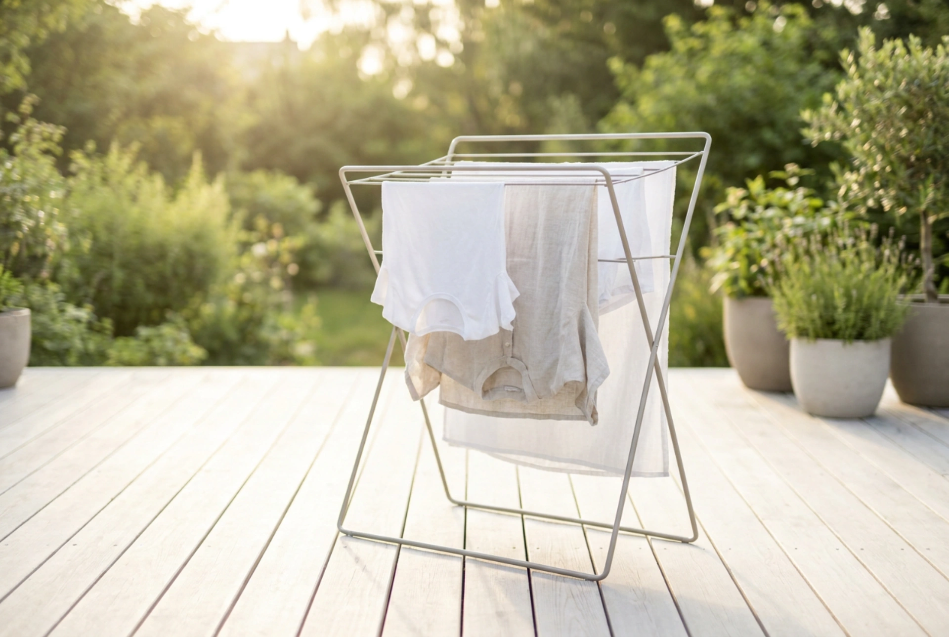 Séchoir à linge de jardin et séchage en plein air : préserver les fibres et optimiser l'évaporation