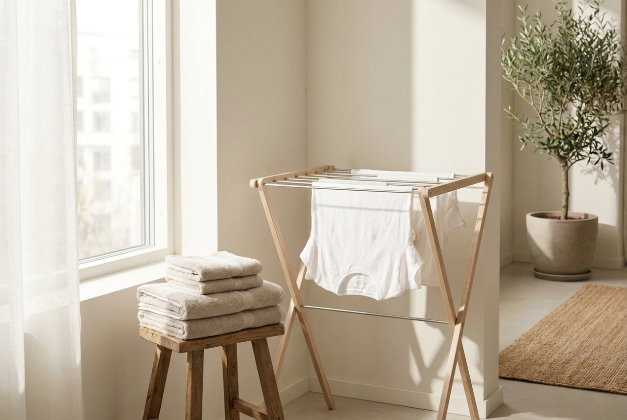 Séchoir à linge compact : optimiser le séchage en appartement