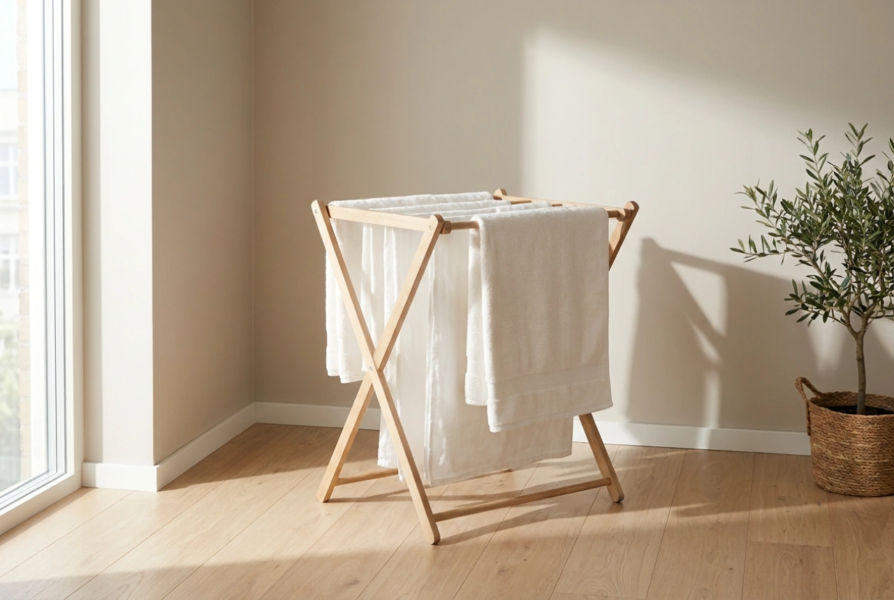Petits étendoirs et techniques de séchage pour espaces restreints