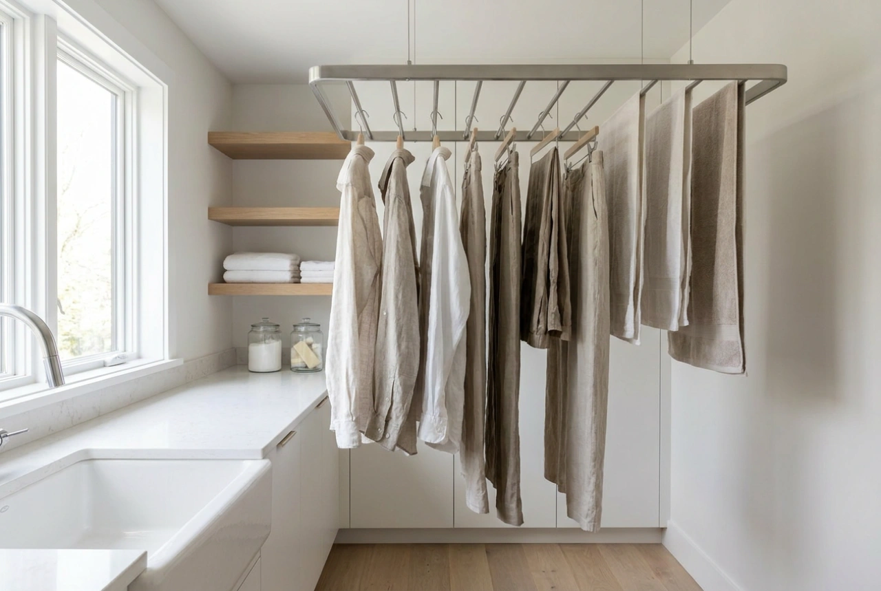 Comment sécher le linge au plafond sans augmenter l'humidité de la pièce