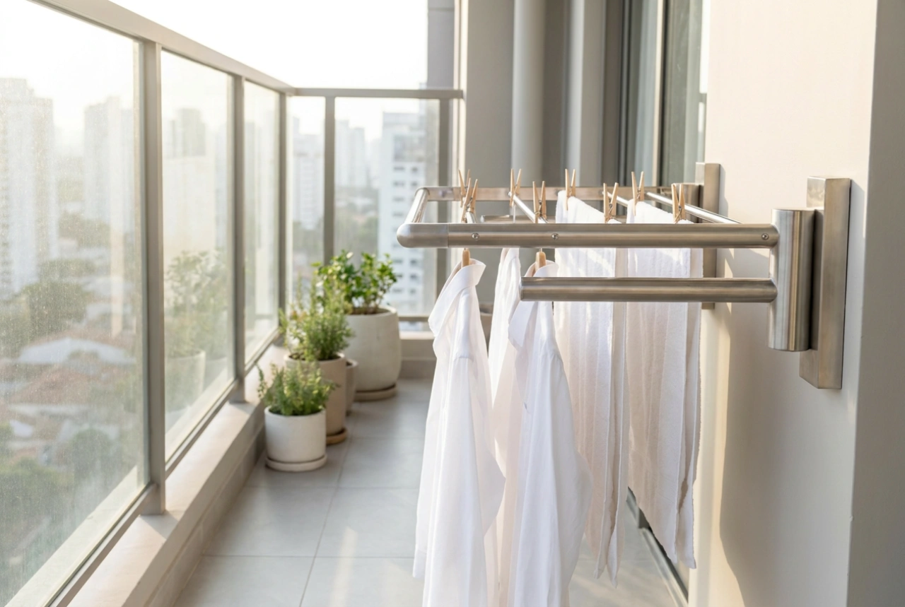 Comment choisir un séchoir de plafond pour balcon adapté à son volume de linge