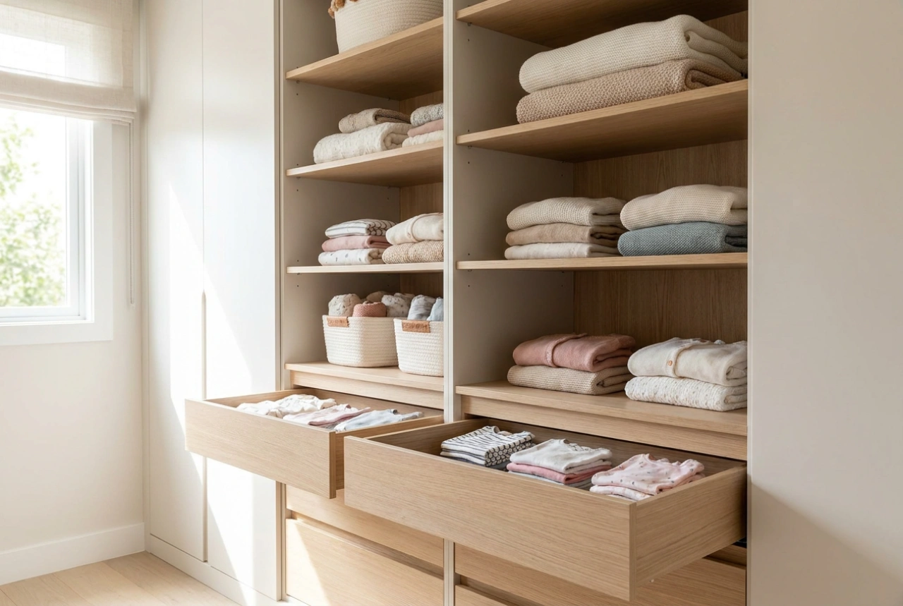 Comment aménager une armoire d'enfant pour qu'il range ses affaires facilement